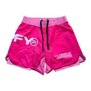 Hyperfly BJJ Cyberfly Core Pink Shorts w Liner SZ 28 Boxing MMA